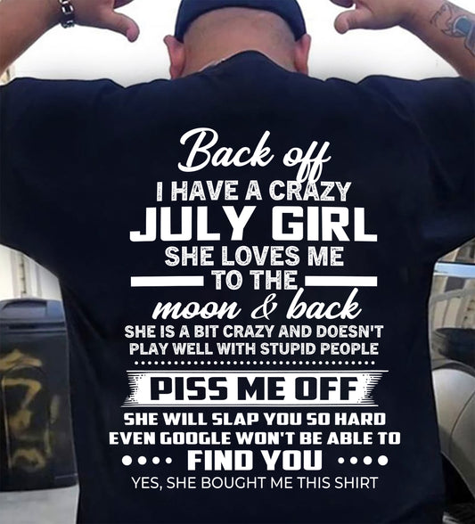 JULY - PISS ME OFF SHE WILL SLAP YOU SO HARD EVEN GOOGLE WON'T BE ABLE TO FIND YOU - FROM WIFE - NINA07 (SKU2603-18-07)