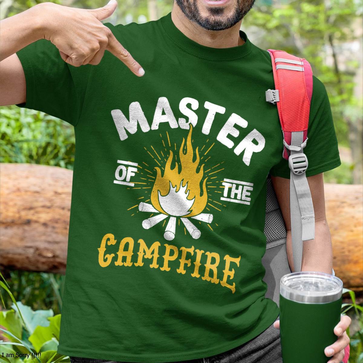 Master Of The Campfire - Camping & Outdoors Gift T-Shirt