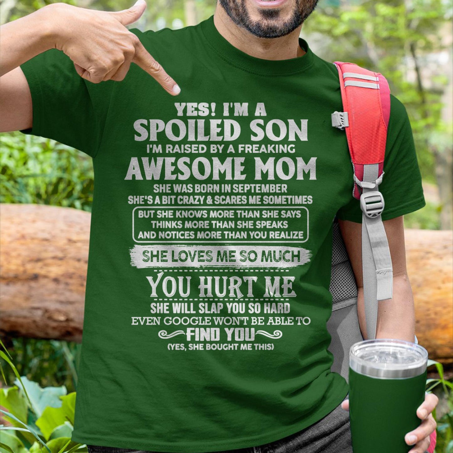 September - Awesome Mom - Perfect Gift For Son From Mom - NINA09 (SKU05-47-09)