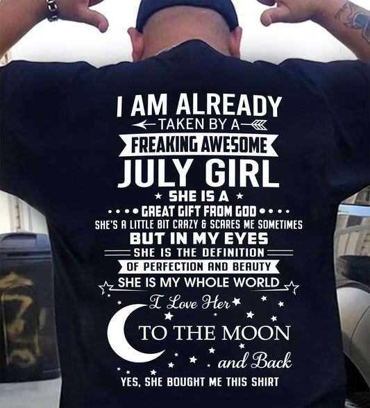 JULY - SHE IS MY WHOLE WORLD I LOVE HER TO THE MOON AND BACK - FROM WIFE - NINA07 (SKU2602-71-07)