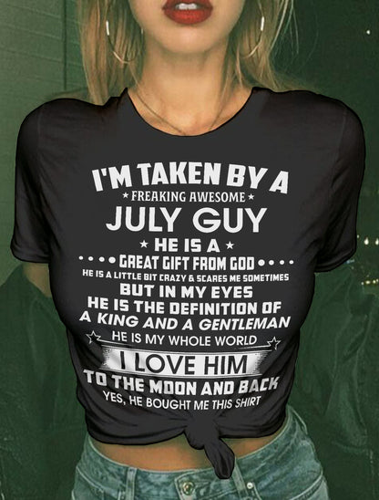 JULY - IN MY EYES HE IS THE DEFINITION OF A KING AND A GENTLEMAN - FROM HUSBAND - NINA07 (SKU26T-01301-07)