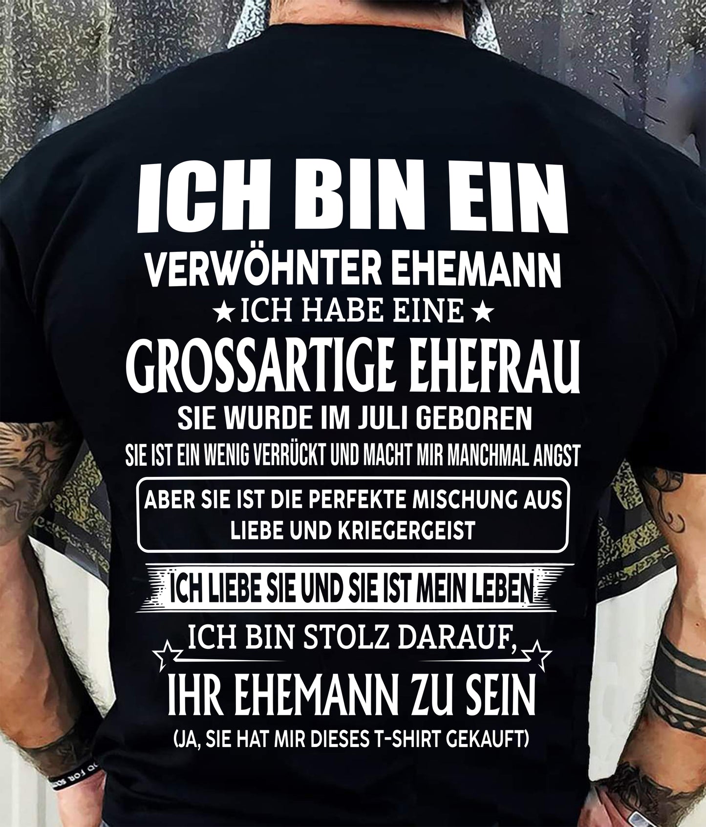 JULI – FANTASTISCHE FRAU – PERFEKTES GESCHENK FÜR IHREN EHEMANN – DE - NINA07 (SKU2605-295-07)