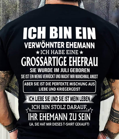 JULI – FANTASTISCHE FRAU – PERFEKTES GESCHENK FÜR IHREN EHEMANN – DE - NINA07 (SKU2605-295-07)