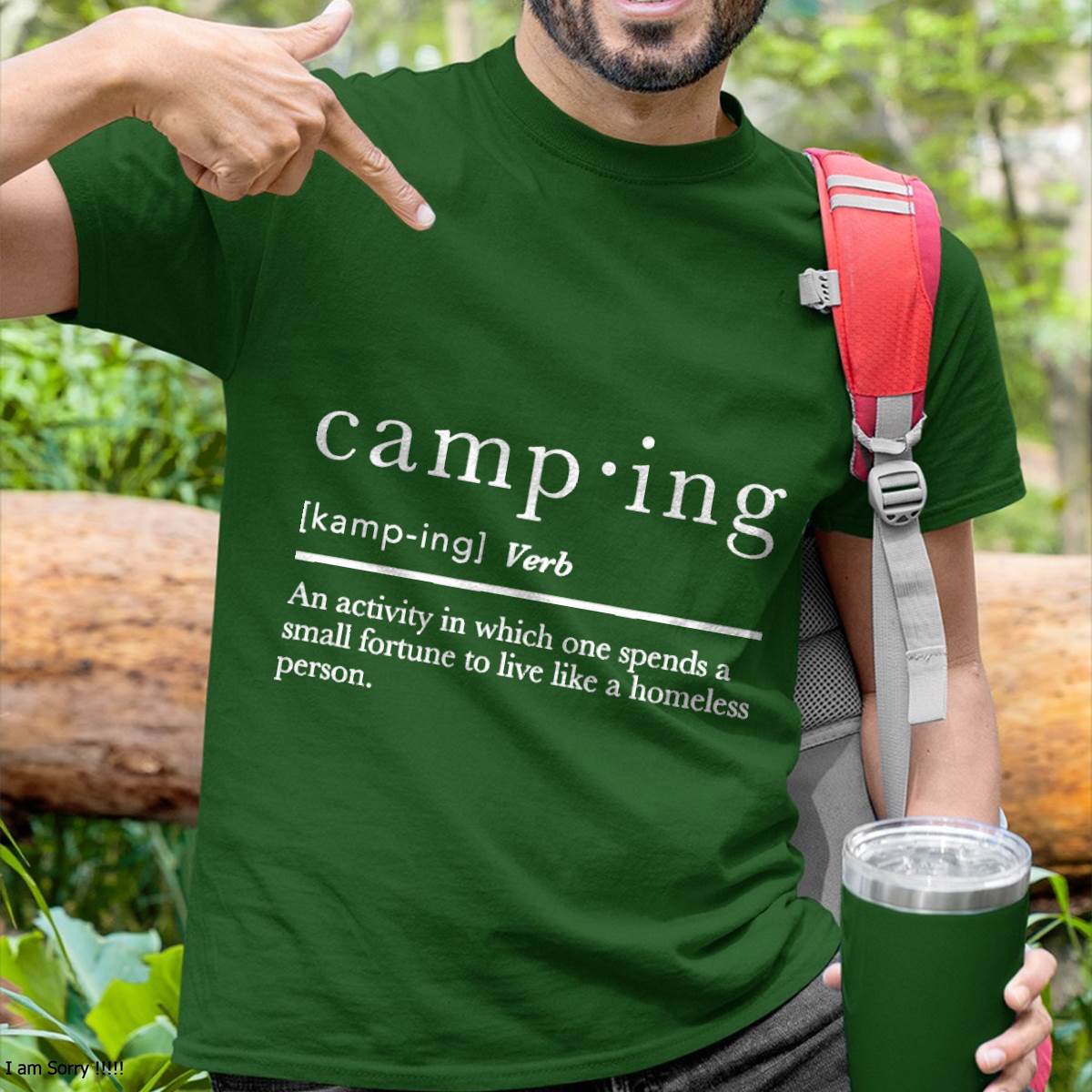 Funny Camping Shirts for Men Women Definition Camp T-Shirt