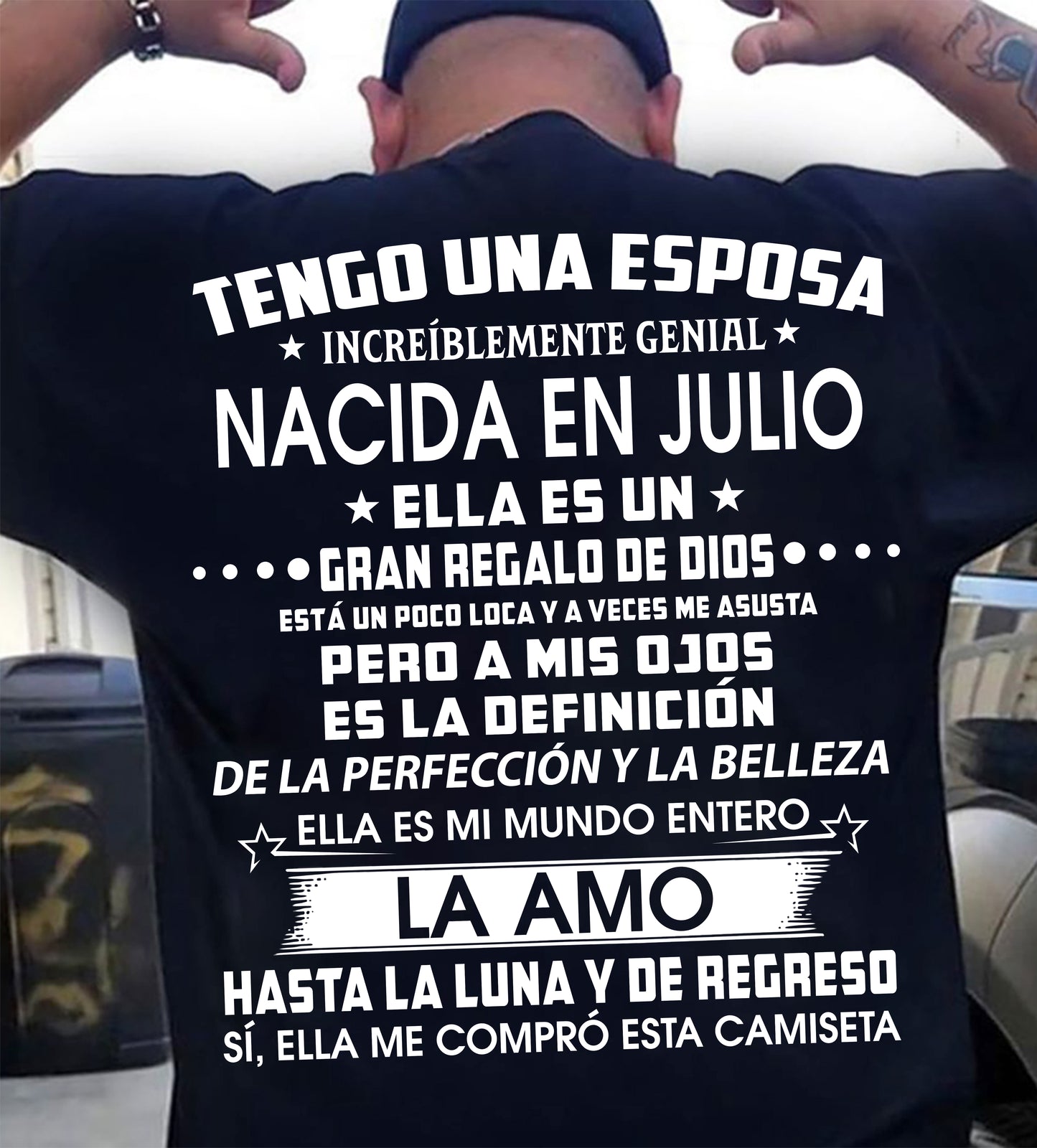 JULIO - TENGO UNA ESPOSA INCREÍBLEMENTE GENIAL - Regalo especial para tu novio o esposo - NINA07 (SKU2605-286-07)
