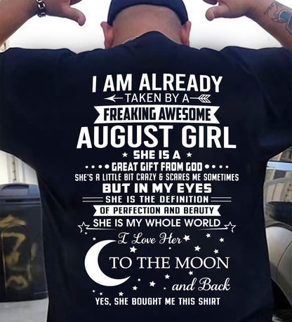 AUGUST - SHE IS MY WHOLE WORLD I LOVE HER TO THE MOON AND BACK - FROM WIFE - NINA08 (SKU2602-71-08)