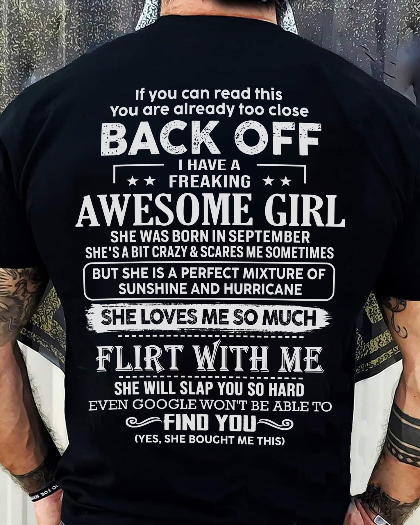 September – Awesome Girlfriend Born In September – Special gift for your Boyfriend – From Wife NINA09 (SKU06-17-09)
