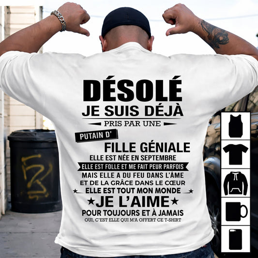 SEPTEMBRE - DÉSOLÉ, JE SUIS DÉJÀ PRIS PAR UNE FILLE VRAIMENT GÉNIALE – DE LA PART DE MA FEMME - FR09/NINA09 (SKU2606-112-09)