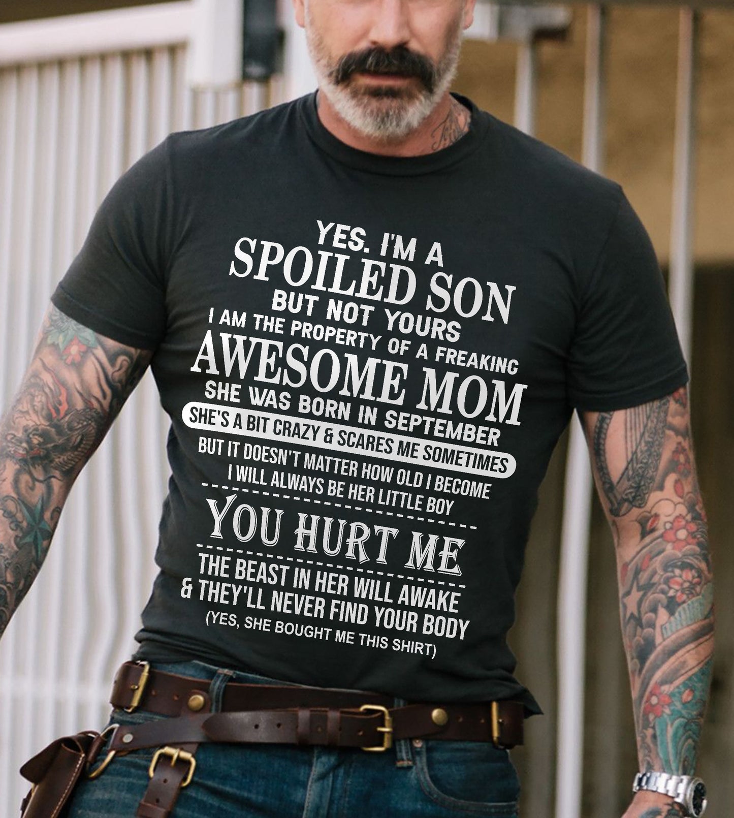 September - Awesome Mom Born In September - Special gift for Son From Mom - NINA09 (SKU10-45-09)