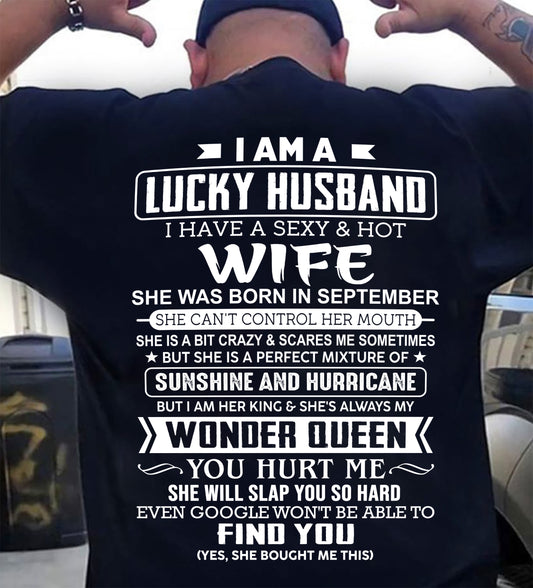 SEPTEMBER - I AM A LUCKY HUSBAND I HAVE A SEXY & HOT WIFE  - FROM WIFE - NINA09 (SKU12-316-09)