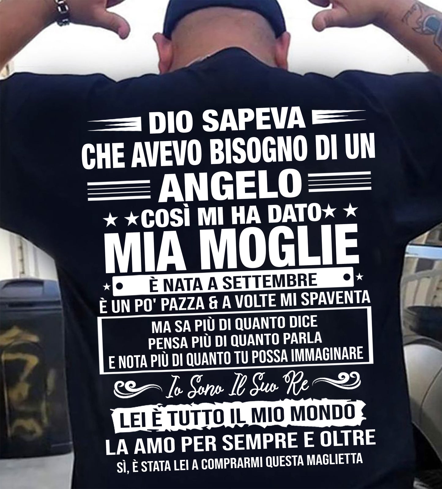 SETTEMBRE - LEI È TUTTO IL MIO MONDO - regalo perfetto per tuo marito - ITA/NINA09 (SKU2606-248-09)