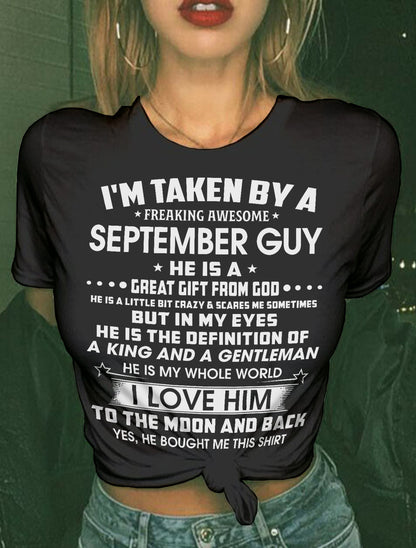 SEPTEMBER - IN MY EYES HE IS THE DEFINITION OF A KING AND A GENTLEMAN - FROM HUSBAND - NINA09 (SKU26T-01301-09)