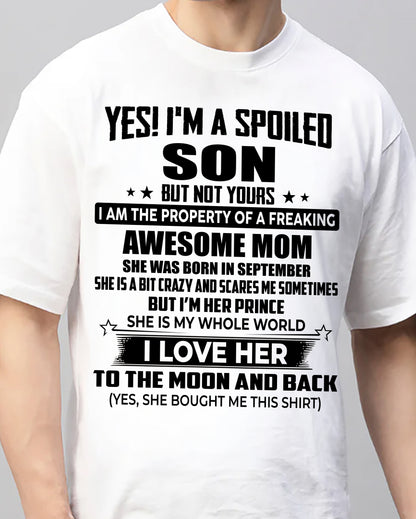 SEPTEMBER - I'M HER PRINCE I LOVE HER TO THE MOON AND BACK - FROM MOM - NINA09 (SKU2604-318-09)