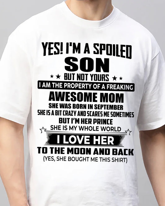 SEPTEMBER - I'M HER PRINCE I LOVE HER TO THE MOON AND BACK - FROM MOM - NINA09 (SKU2604-318-09)