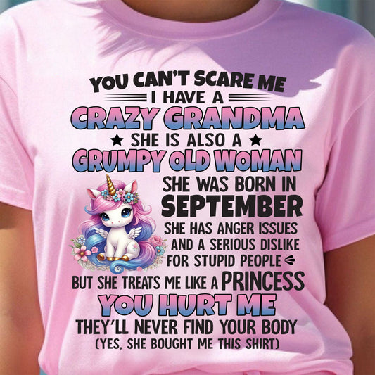 SEPTEMBER - YOU CAN'T SCARE ME - GIFT FROM GRANDMA - NINA09 (SKU09-106-09)