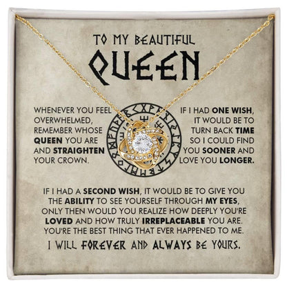 TO MY WIFE FROM HUSBAND - Premium Love Knot Necklace