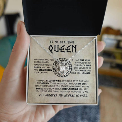 TO MY WIFE FROM HUSBAND - Premium Love Knot Necklace