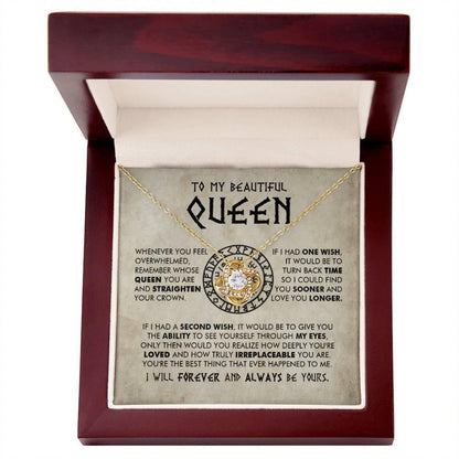 TO MY WIFE FROM HUSBAND - Premium Love Knot Necklace