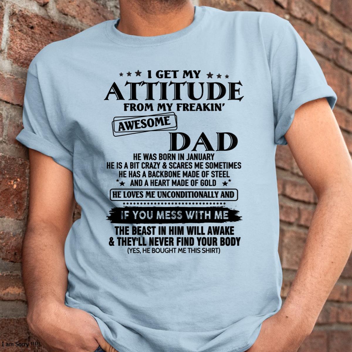 January - Gift For Son and Daughter From Dad - NINA01 - (SKU-TDADC-01)
