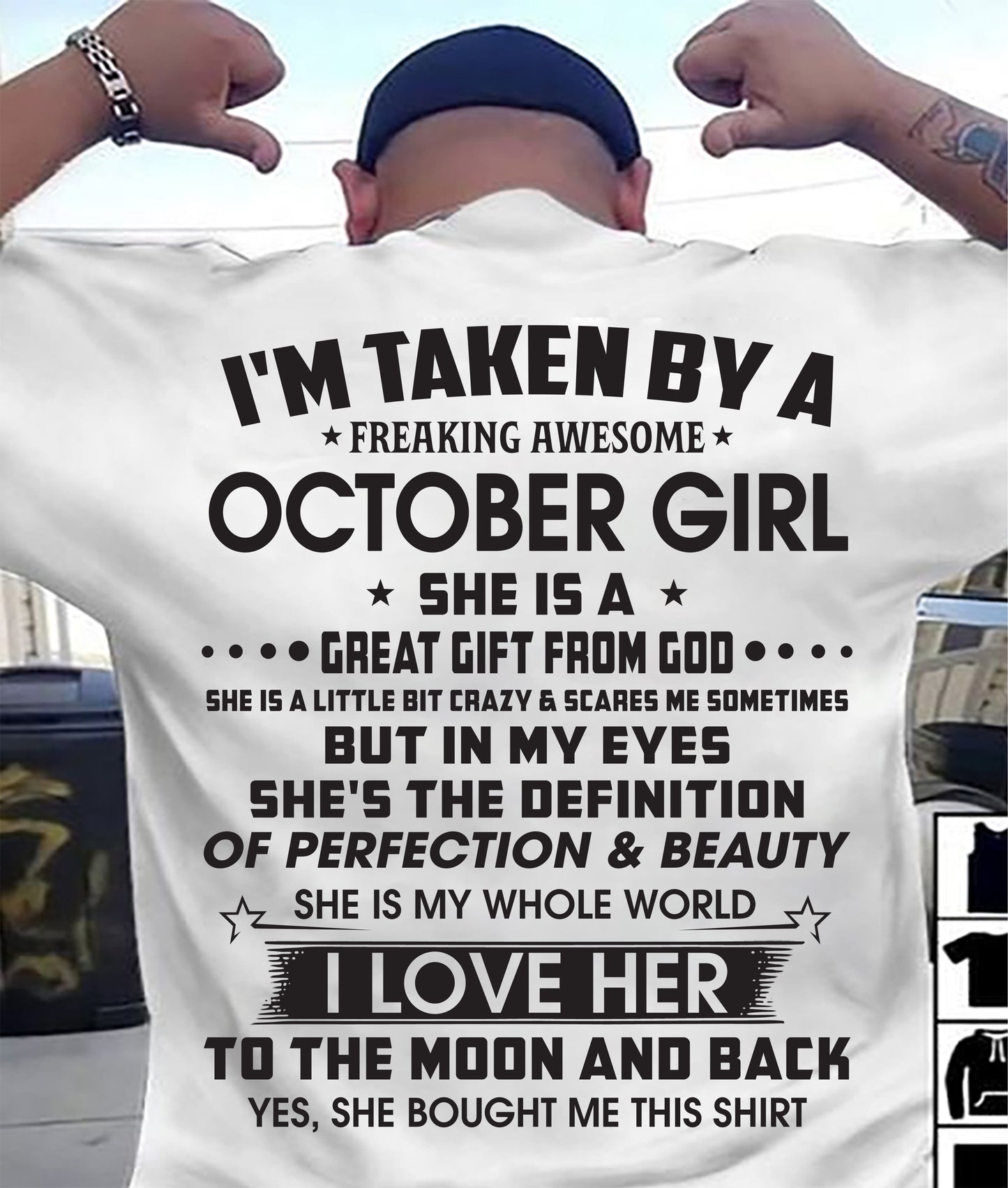OCTOBER - SHE IS A GREAT GIFT FROM GOD - FROM WIFE - NINA10 (SKU2602-30-10)