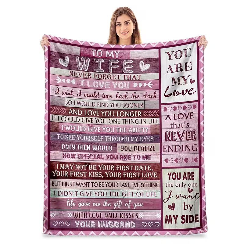 Special Gift For Your Wife Blanket - From Husband