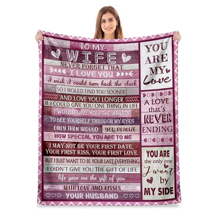 Special Gift For Your Wife Blanket - From Husband