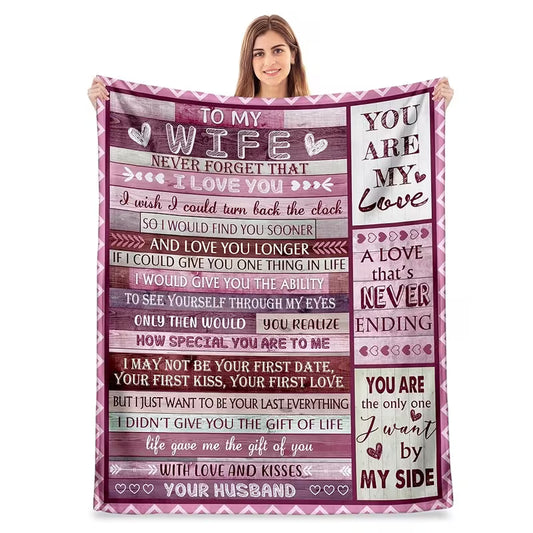 Special Gift For Your Wife Blanket - From Husband
