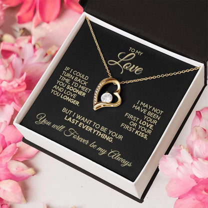 TO MY WIFE - GIFT FROM HUSBAND - Forever Love Necklace