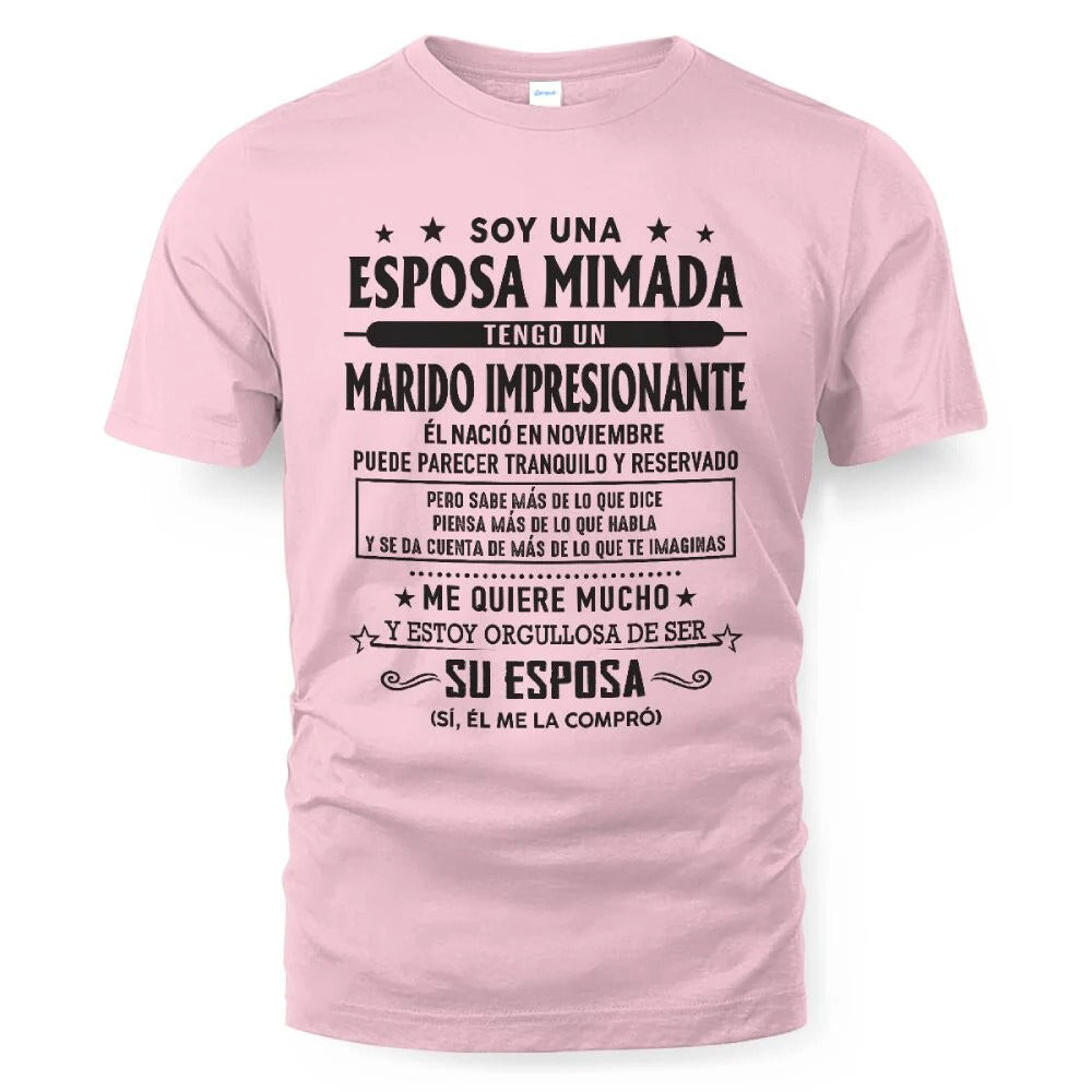 Noviembre – Esposo increíble nacido en noviembre – Regalo especial para tu esposa – NINA11 (SKU03-11-11)