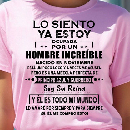 Noviembre - El Regalo Perfecto Para Tu Esposa O Novia - NINA11 (SKU08-SRNU-TBN-11)