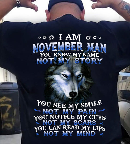 NOVEMBER - YOU KNOW MY NAME NOT MY STORY - MAN TEE - NINA11 (SKU26T-01-48-11)
