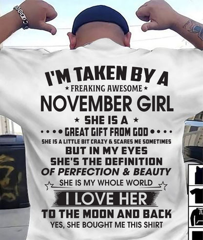 NOVEMBER - SHE IS A GREAT GIFT FROM GOD - FROM WIFE - NINA11 (SKU2602-30-11)