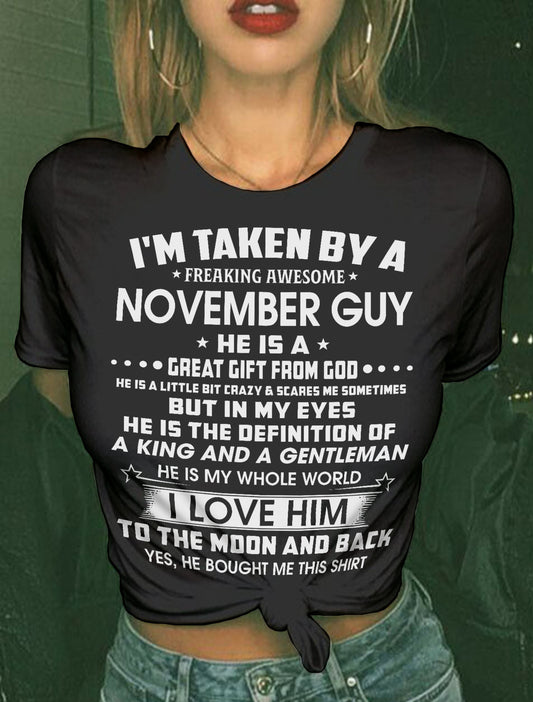 NOVEMBER - IN MY EYES HE IS THE DEFINITION OF A KING AND A GENTLEMAN - FROM HUSBAND - NINA11 (SKU26T-01301-11)