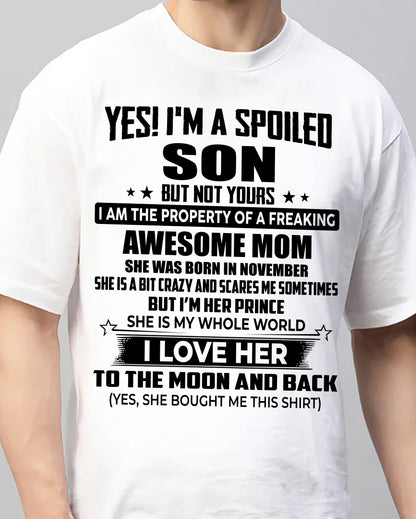 NOVEMBER - I'M HER PRINCE I LOVE HER TO THE MOON AND BACK - FROM MOM - NINA11 (SKU2604-318-11)