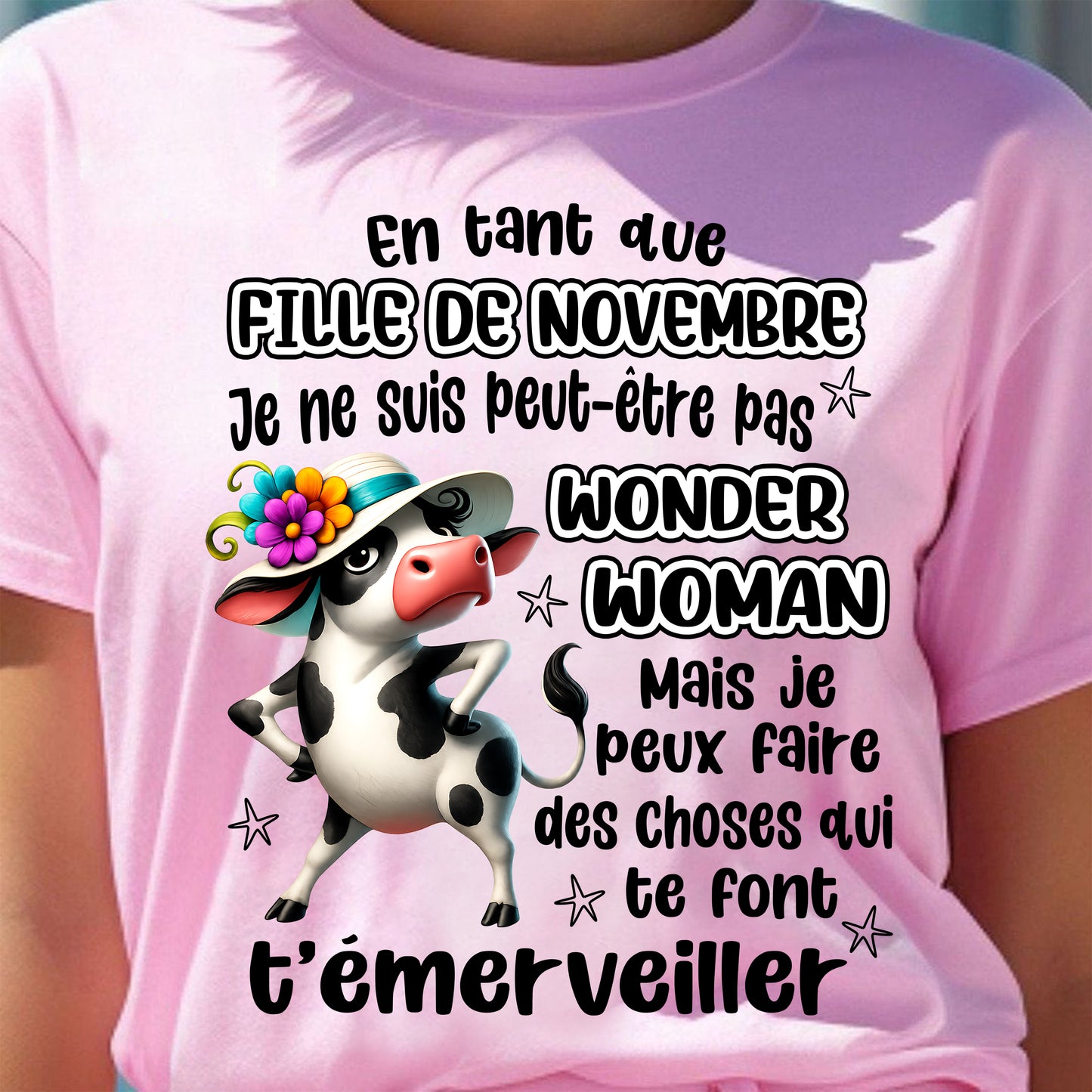 NOVEMBRE - je ne suis peut-être pas WONDER WOMAN - FMA - FR/NINA11 (SKU2605-39-11)