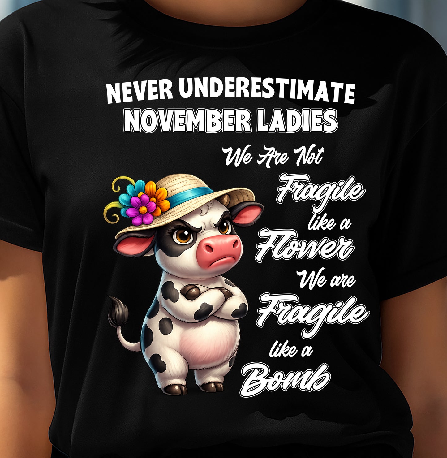NOVEMBER - WE ARE NOT FRAGILE LIKE A FLOWER WE ARE FRAGILE LIKE A BOMB - FMA - NINA11 (SKU2605-18-11)