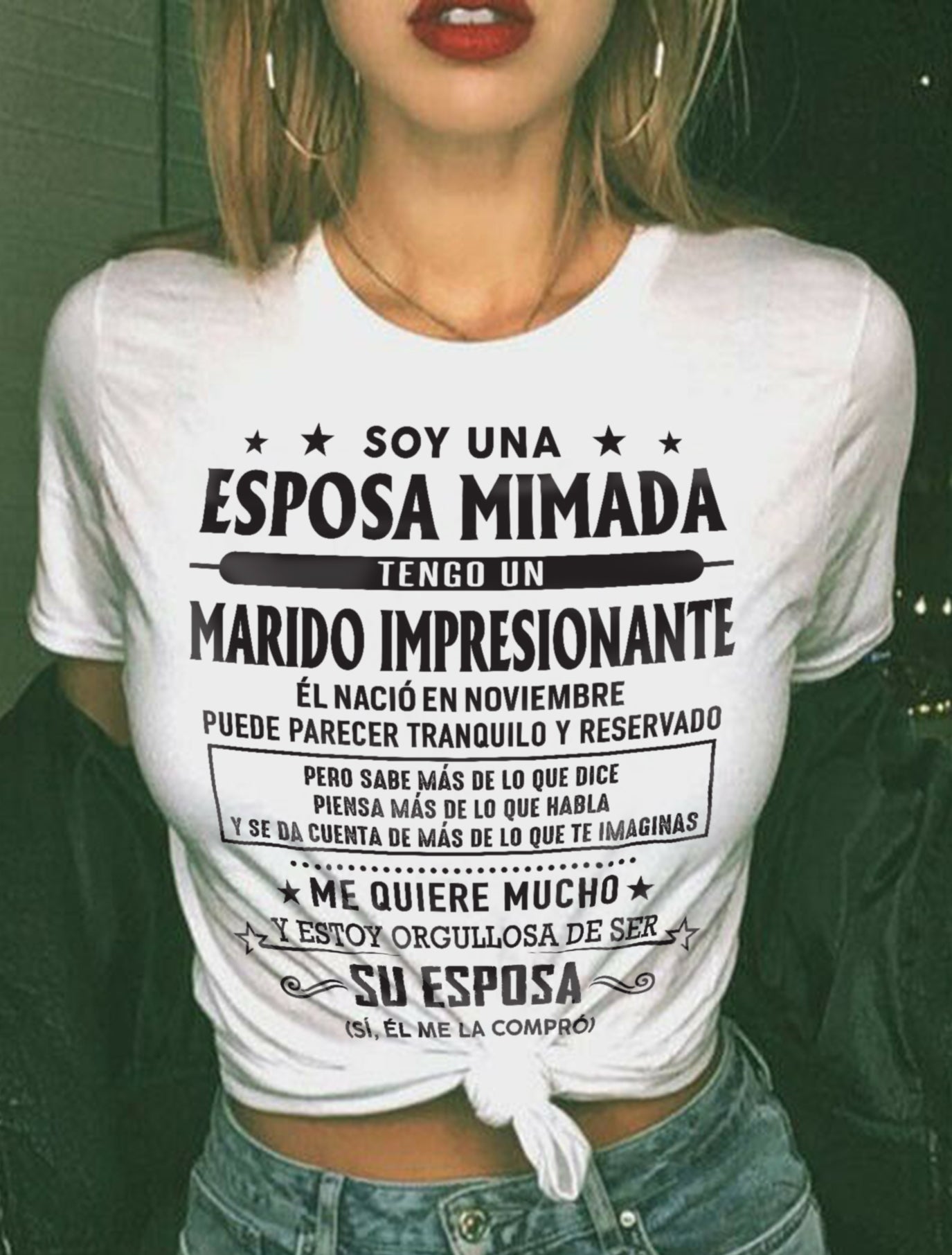 Noviembre – Esposo increíble nacido en noviembre – Regalo especial para tu esposa – NINA11 (SKU03-11-11)