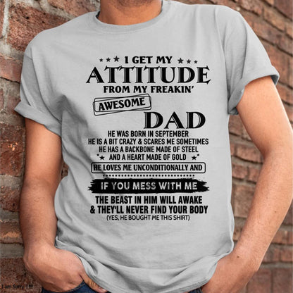 September - Gift For Son and Daughter From Dad - NINA09 - (SKU-TDADC-09)