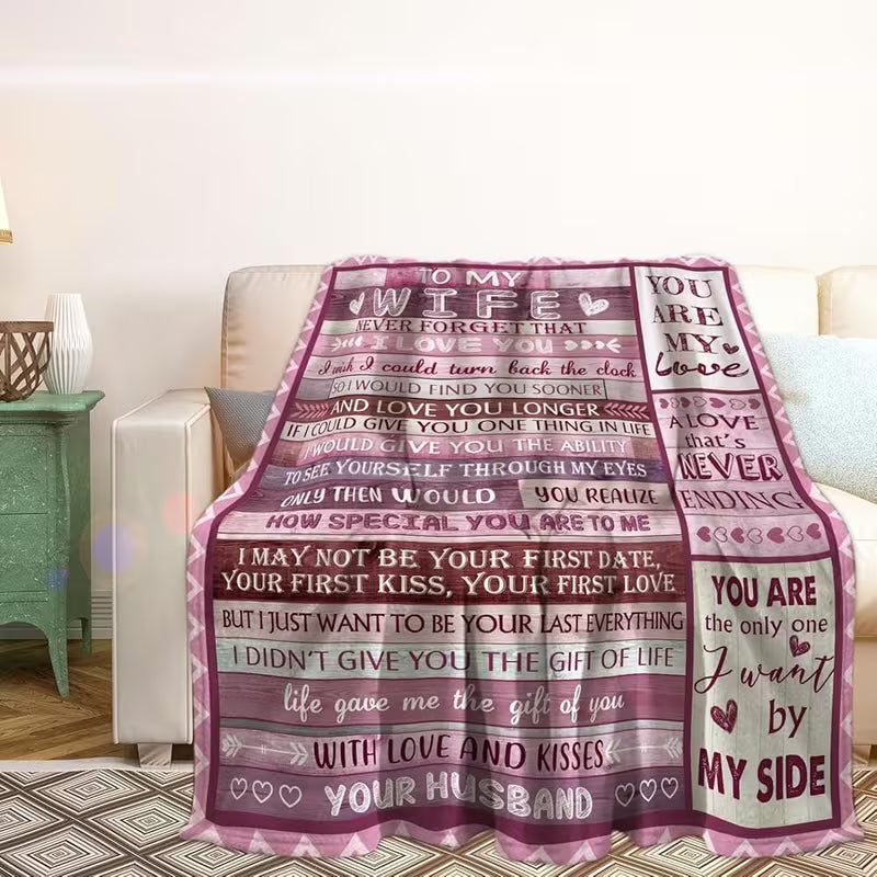 Special Gift For Your Wife Blanket - From Husband
