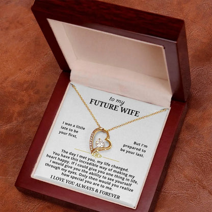 TO MY WIFE - GIFT FROM HUSBAND - Forever Love Necklace
