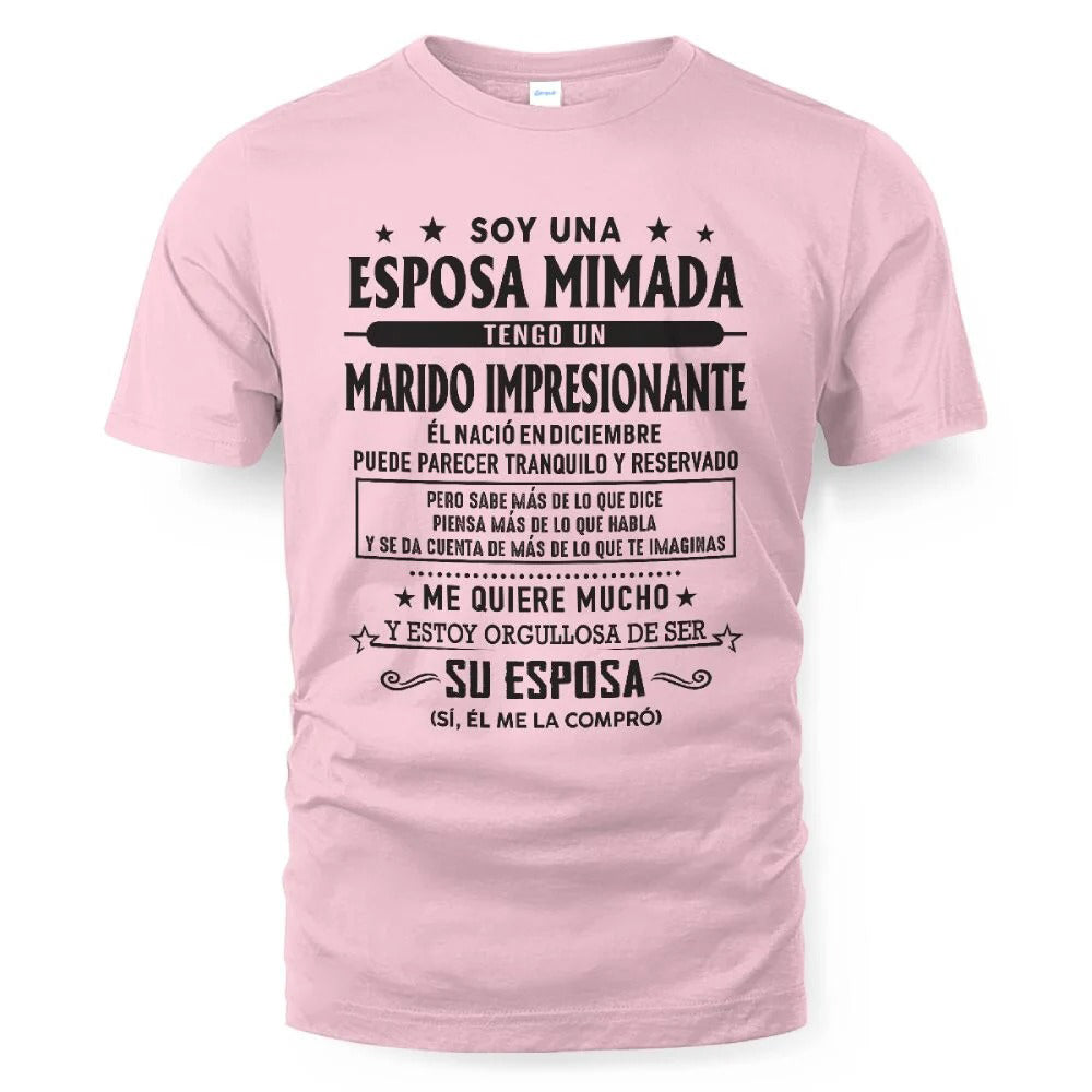 Diciembre – Esposo increíble nacido en diciembre – Regalo especial para tu esposa – NINA12 (SKU03-11-12)