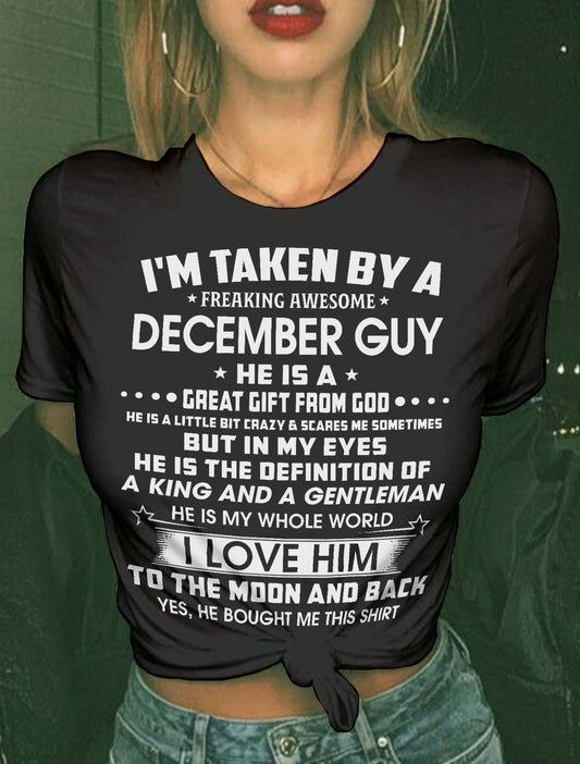 DECEMBER - IN MY EYES HE IS THE DEFINITION OF A KING AND A GENTLEMAN - FROM HUSBAND - NINA12 (SKU26T-01301-12)