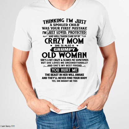 I'M JUST LOVED, PROTECTED AND WELL TAKEN CARE OF BY MY MOM - FROM MOM - NINA00 (SKU2603-293-00)