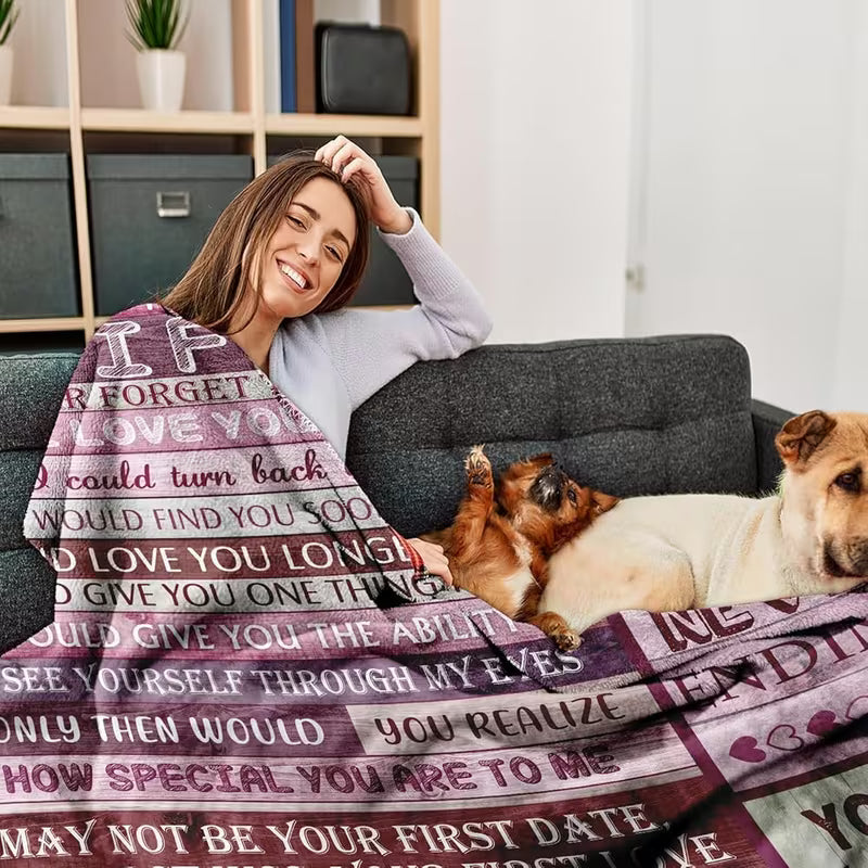 Special Gift For Your Wife Blanket - From Husband