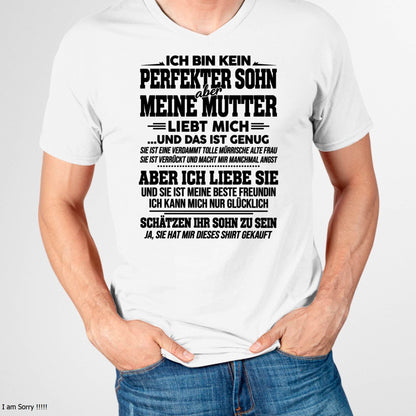 ICH BIN KEIN PERFEKTER SOHN - Das perfekte Geschenk für deinen Sohn - (SKU2610-98)