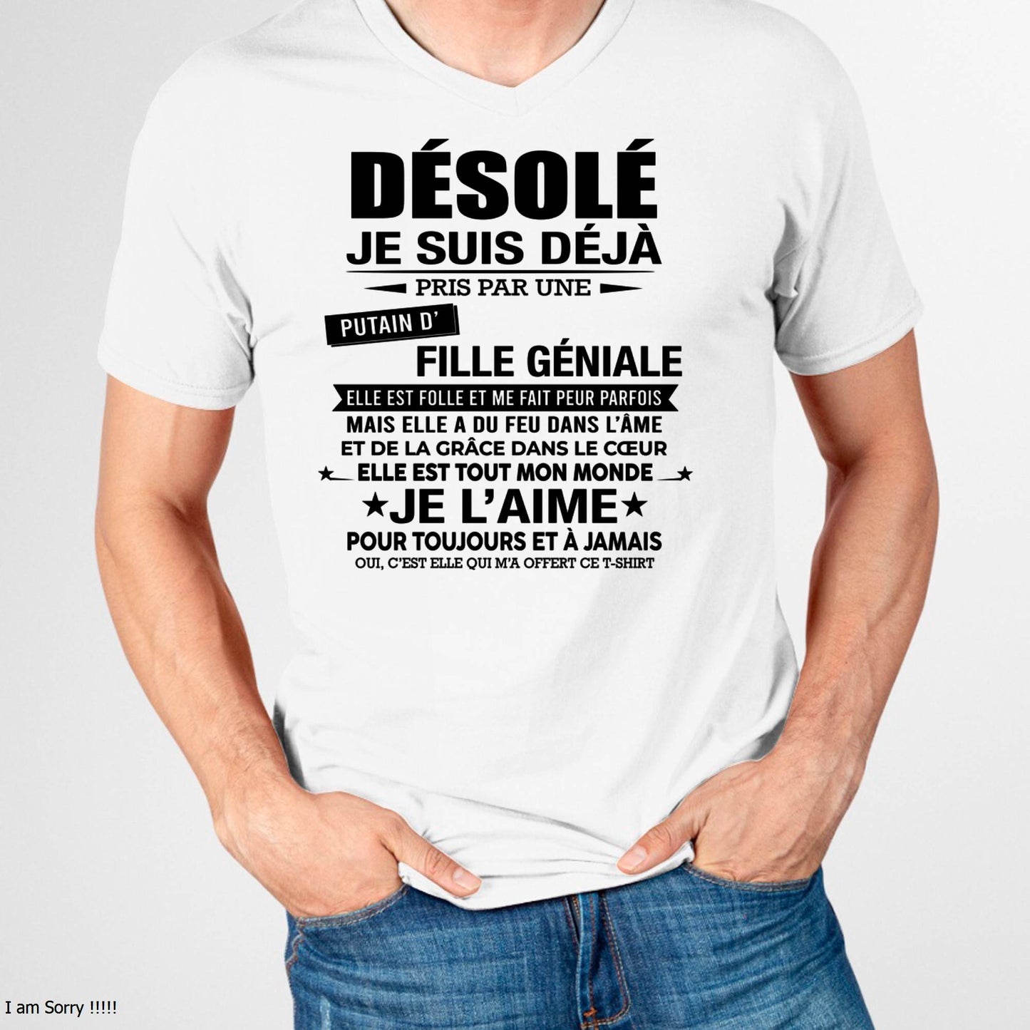 DÉSOLÉ, JE SUIS DÉJÀ PRIS PAR UNE FILLE VRAIMENT GÉNIALE – DE LA PART DE MA FEMME - FR00/NINA00 (SKU2606-42-00)