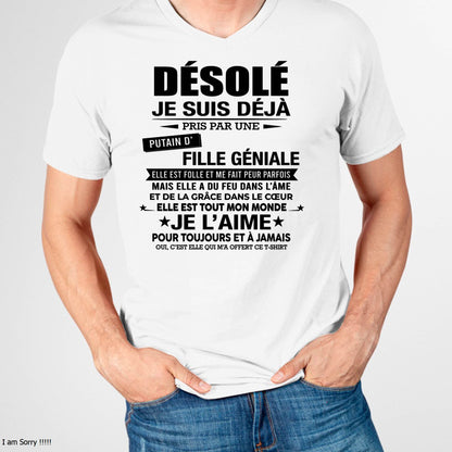 DÉSOLÉ, JE SUIS DÉJÀ PRIS PAR UNE FILLE VRAIMENT GÉNIALE – DE LA PART DE MA FEMME - FR00/NINA00 (SKU2606-42-00)