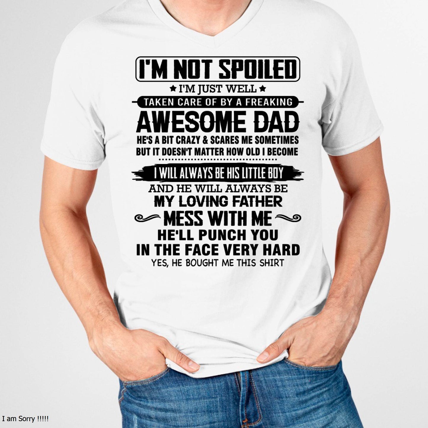 I WILL ALWAYS BE HIS LITTLE BOY AND HE WILL ALWAYS BE MY LOVING FATHER - FROM DAD - NINA00 (SKU26T-01236-00)