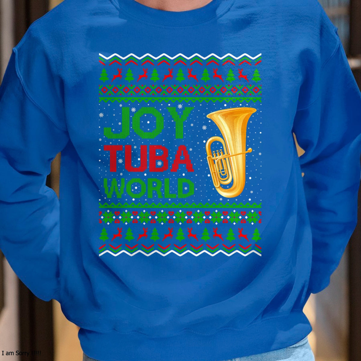 Joy Tuba World Music Lover Xmas Gift Ugly Tuba Christmas T-Shirt - Christmas Unisex T-Shirt/Hoodie/Sweatshirt - NINA00