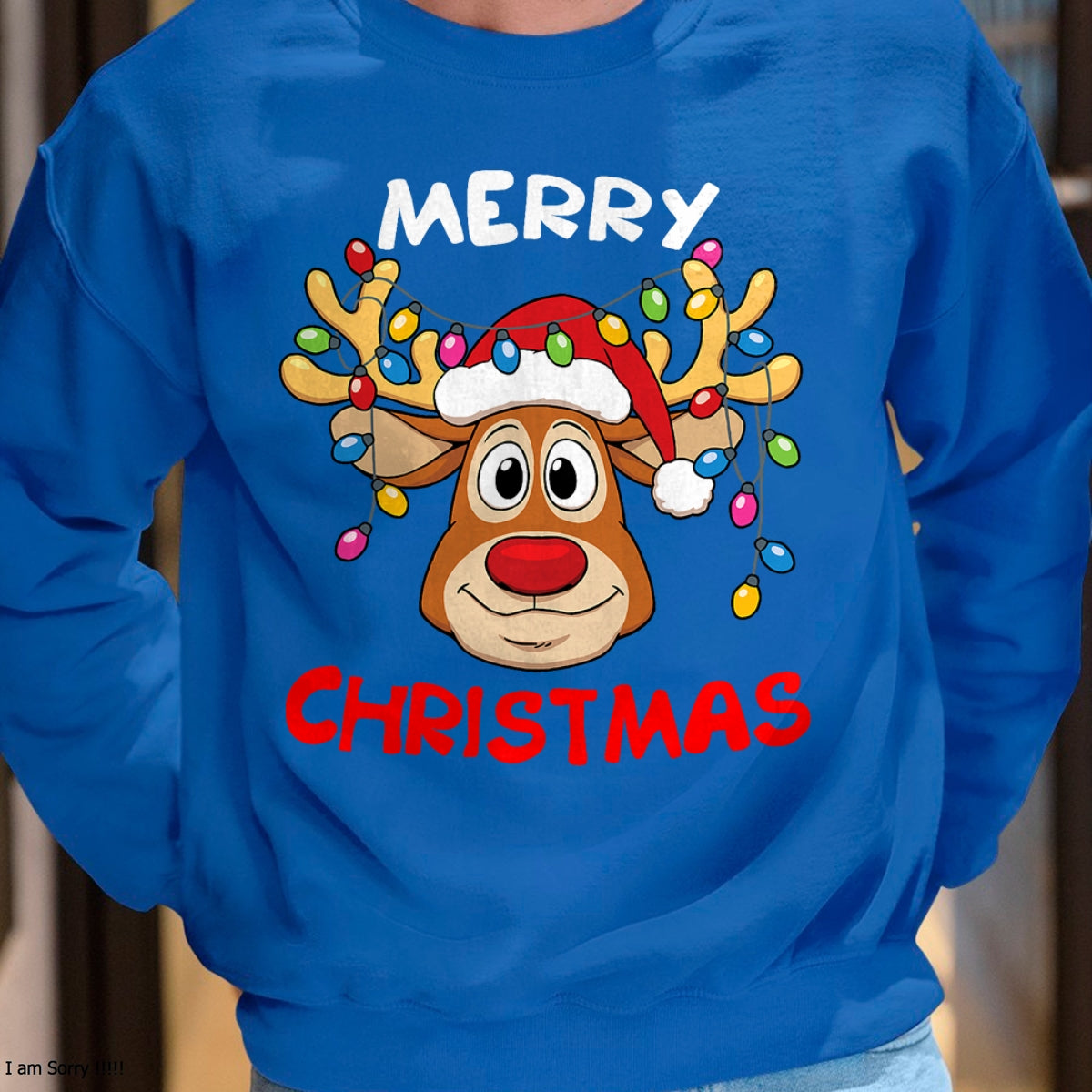 Merry Christmas Reindeer Xmas Family Men Women T-Shirt - Christmas Unisex T-Shirt/Hoodie/Sweatshirt - NINA00